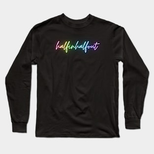 halfinhalfout alt logo Long Sleeve T-Shirt